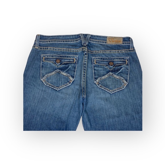 new Denim of Virtue ㋛ Y2K Patience Button Pocket Denim Jeans ㋛ Old Stone ㋛ 31 ㋛ - Picture 5 of 16